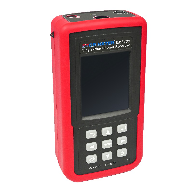 ETCR EM8400 Single-Phase Power Recorder-Single-Phase/Three-Phase Power ...